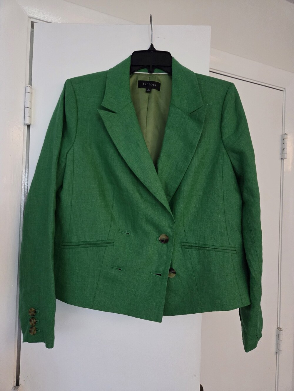 Talbots Bright Green Tailored Blazer